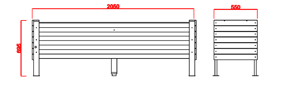 Artesian - Mid-Height 5-Cell Eco Board Wicking Planter Box