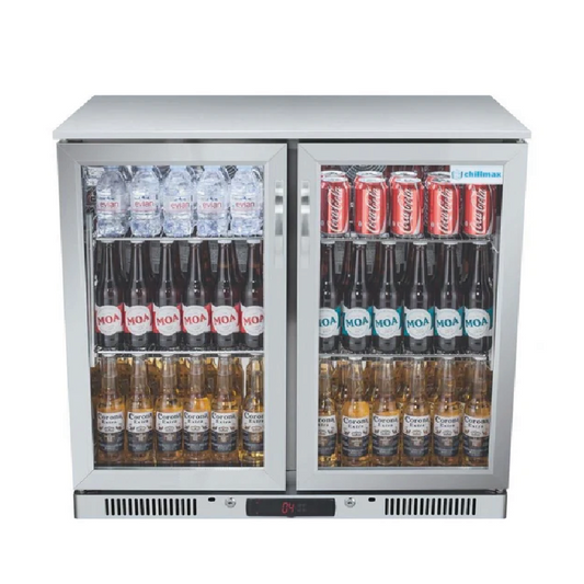 BBQ's Australia - Fridge - Refrigerator - Double Door - Waterproof - Stainless