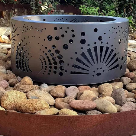 Ironbark - Fire Pit - Double Skin Round - For Sale