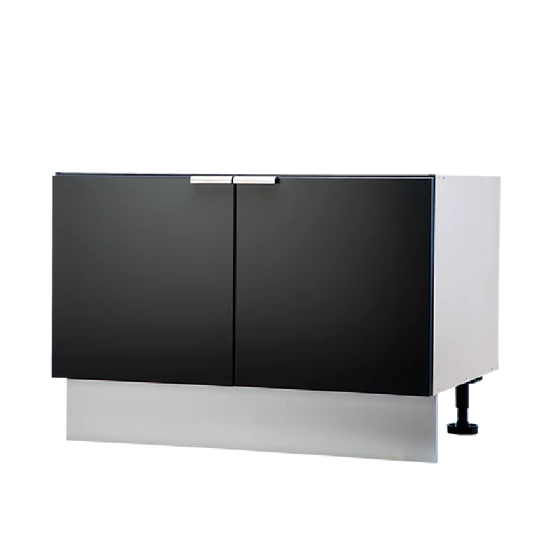 Low Double Door Australian Cabinet Waterproof Side View White Background 