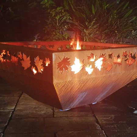 Ironbark - Fire Pite - Square Fire Pit - Fire Places