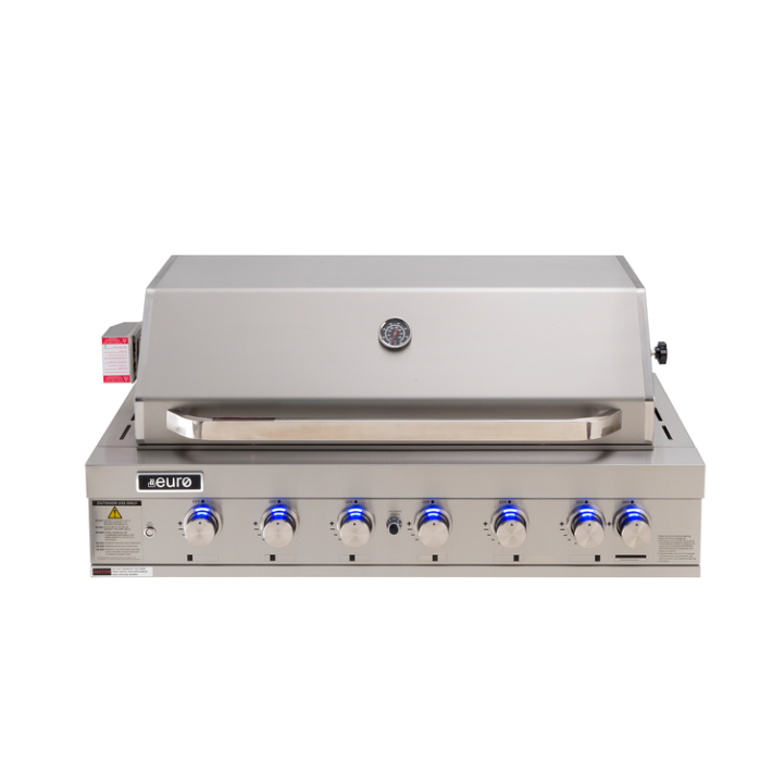 Euro Alfresco - 6 Burner Built-In - Australia - BBQ - Stainless