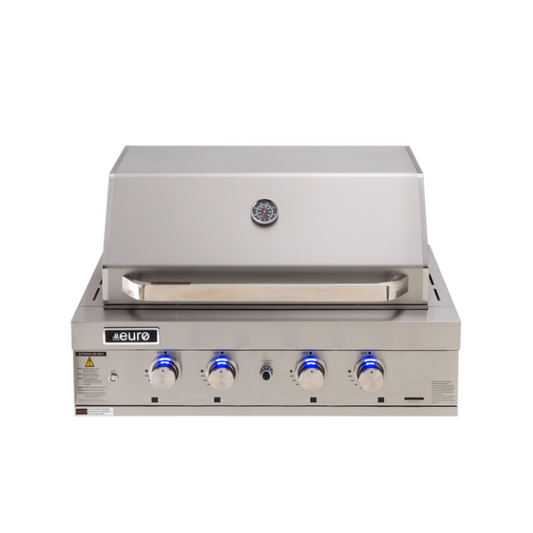 Euro Alfresco - 4 Burner Built-In - Australia - BBQ - Stainless