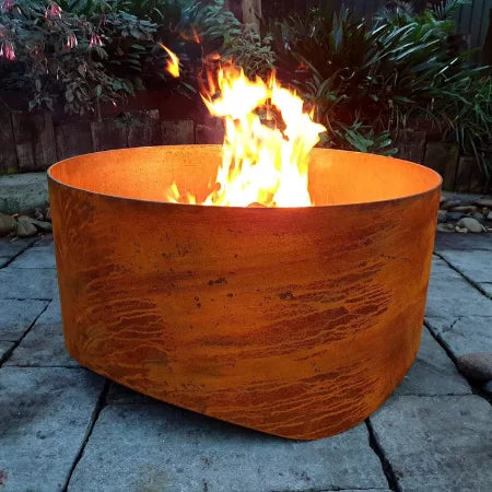 Ironbark - Swale Fire Pit - Steel - Fire Places - Australia