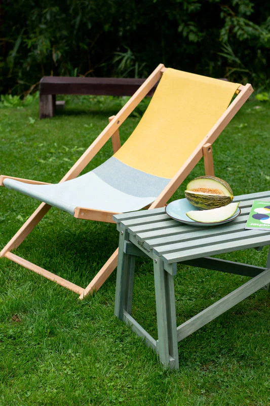 Beach chair in the backyard of a house in Australia