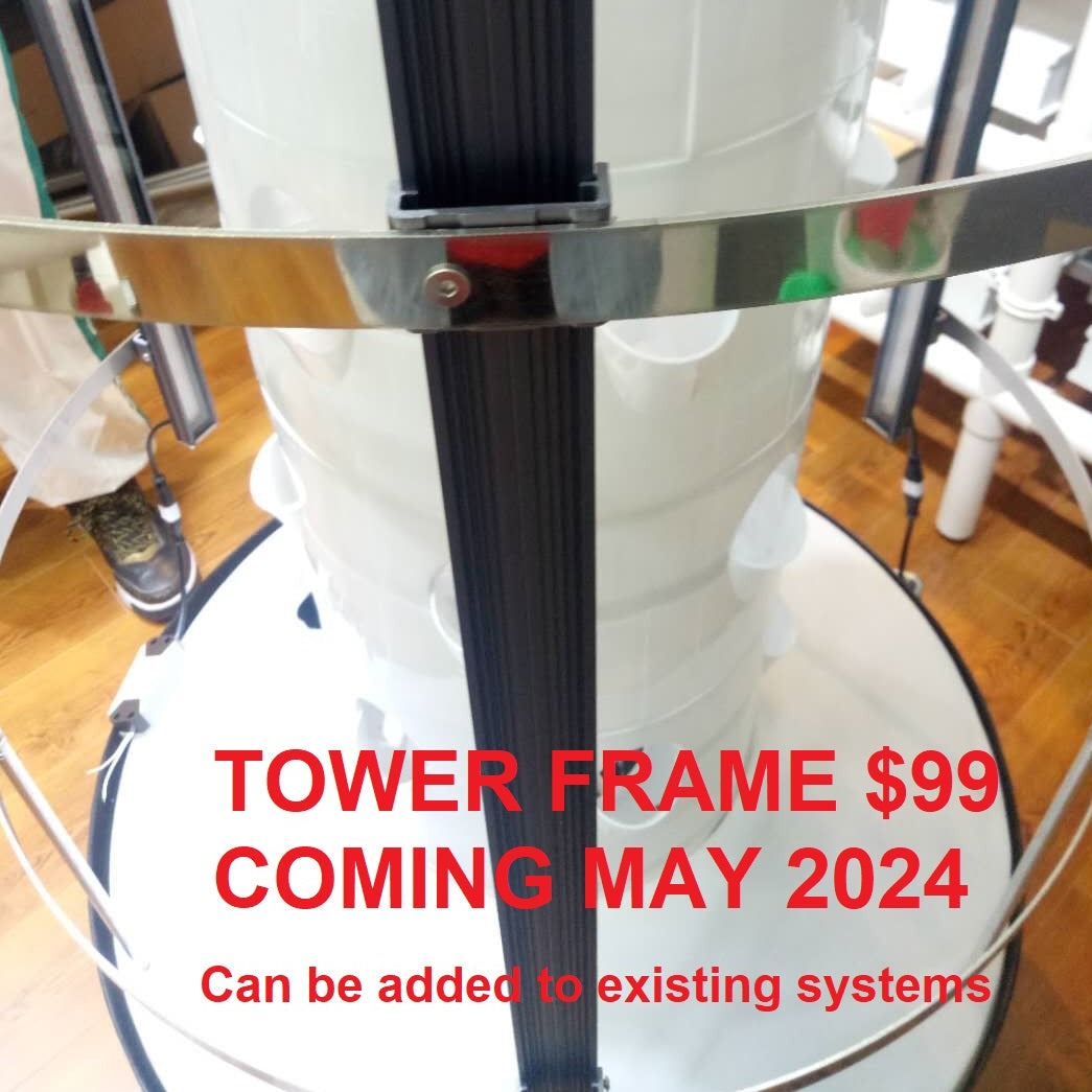 Mr. Stacky Vertical Farming System Australia tower frame option